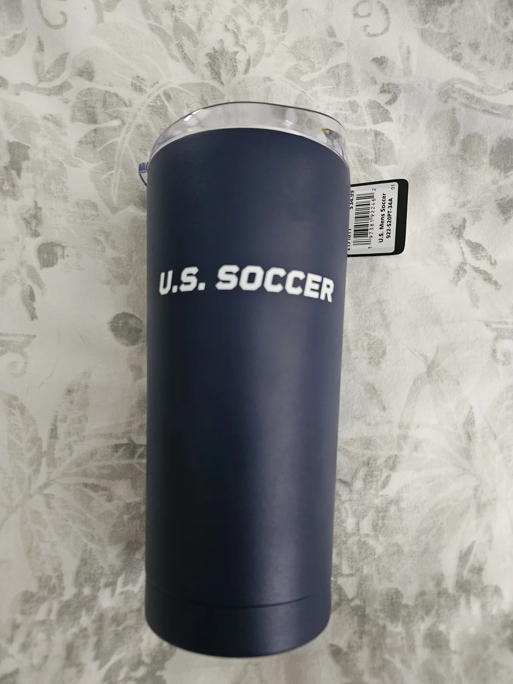USA Shield Soccer World Cup 20oz Coffee Or Drink Tumbler